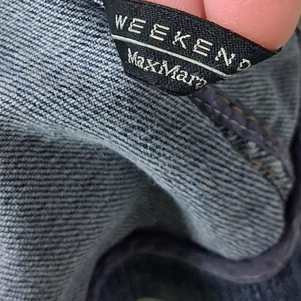 Max Mara Weekend Button-Down Denim Jacket In Blue… - image 3